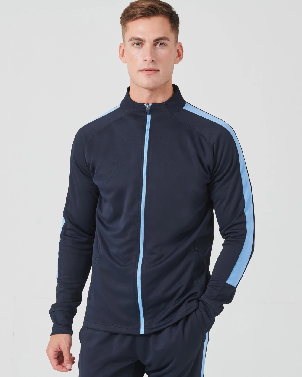 Jassen FINDEN-HALES ADULT'S KNITTED TRACKSUIT TOP voor bedrukking &amp; borduring