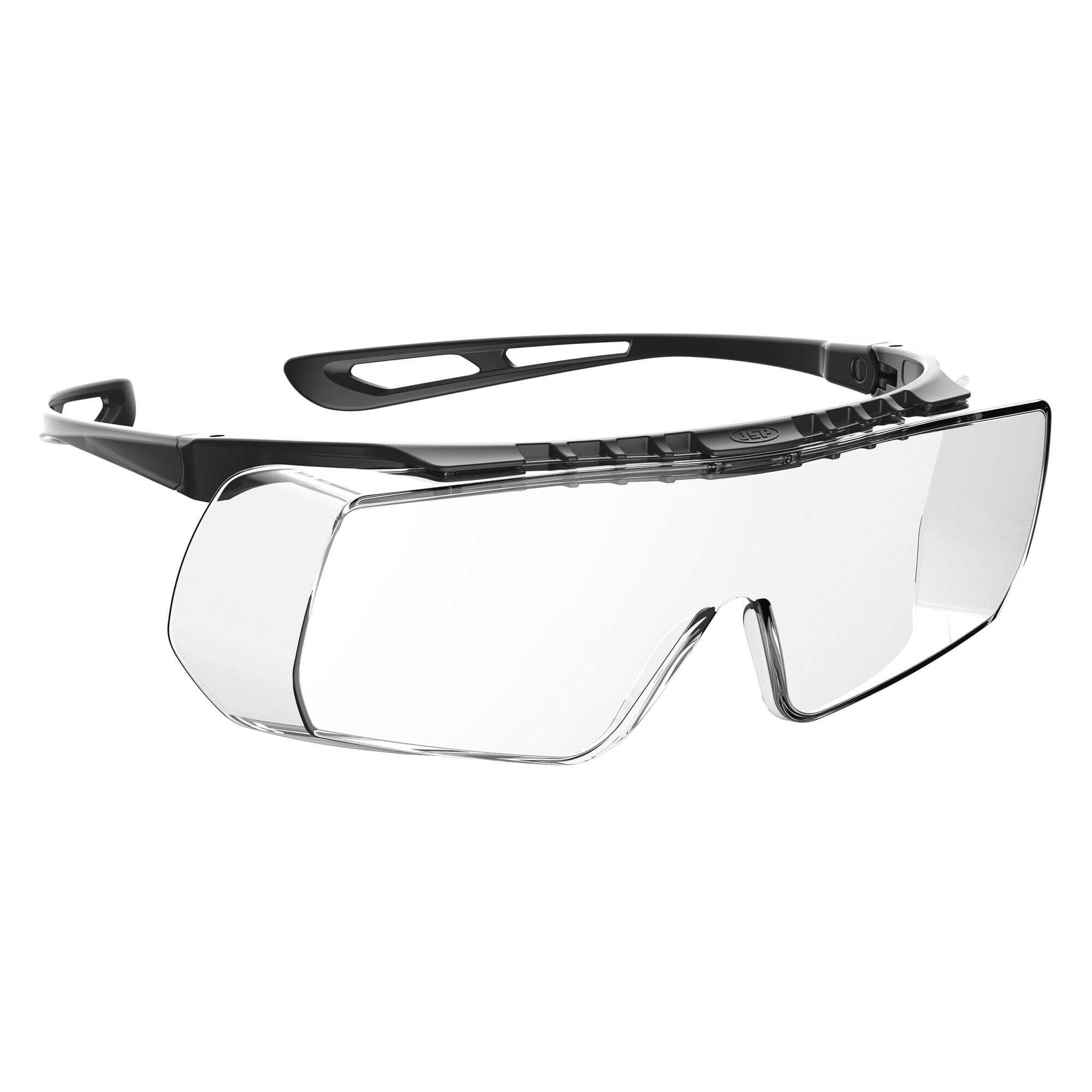 JSP Sicherheitsüberbrille Stealth™ Coverlite kratzfest mit K-Beschichtung Zubehör personalisierbar