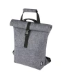 Tassen & Zakken 4DO Felta fietstas van GRS gerecycled vilt met opgerolde bovenkant 13 l voor bedrukking &amp; borduring