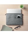 Tassen & Zakken 4DO RPET vilten laptoptas voor bedrukking &amp; borduring