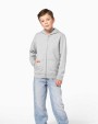 Sweat-shirts personnalisable KARIBAN Sweat-shirt recyclé zippé à capuche enfant