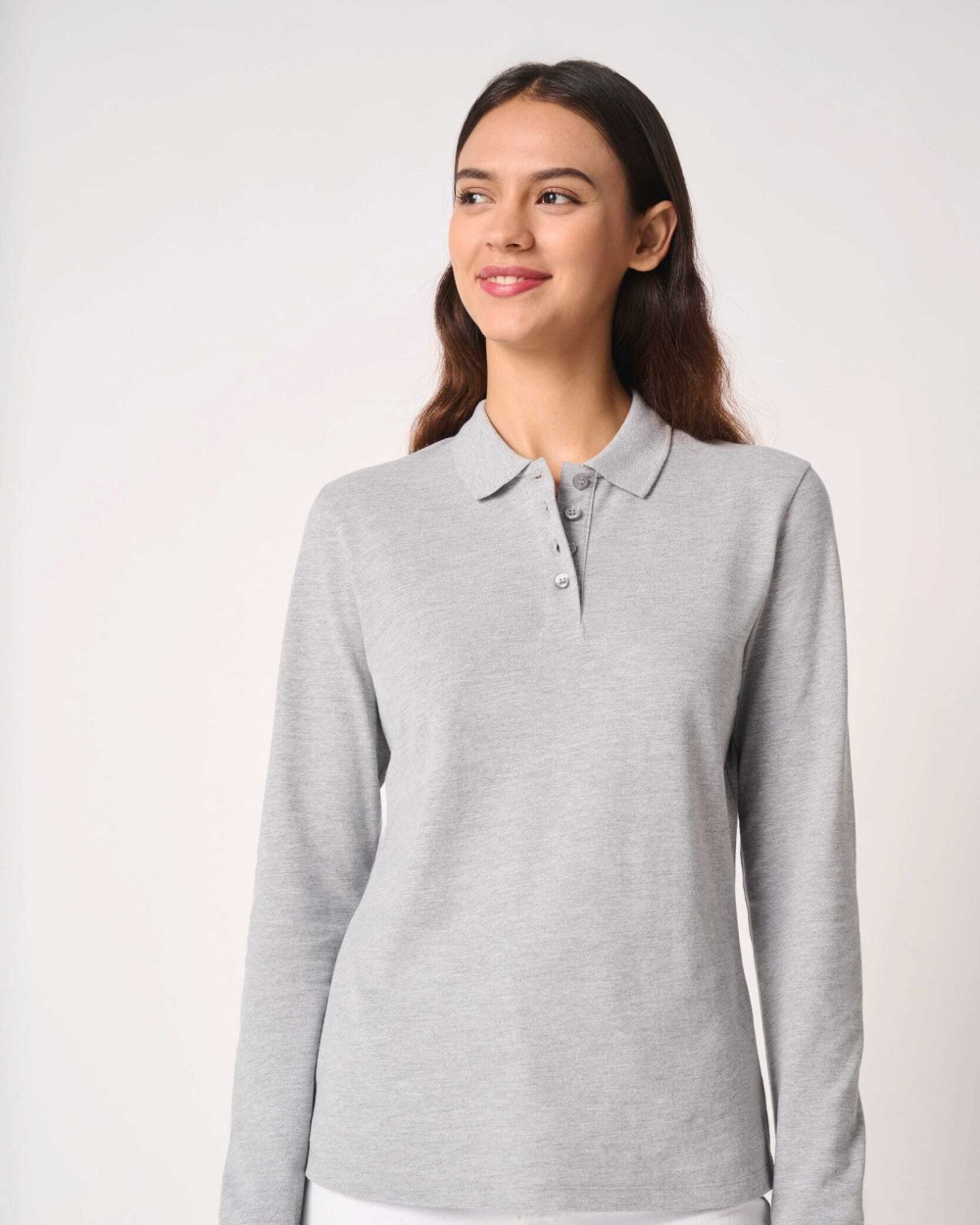 Polos personnalisable IDEAL BASIC BRAND Polo piqué LSL femme