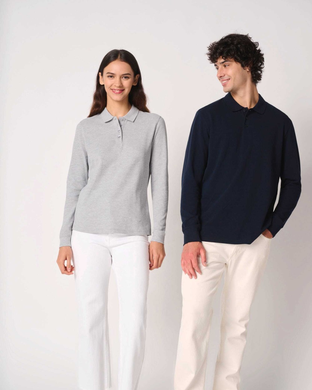 IDEAL BASIC BRAND LSL Damen Piqué-Poloshirt Poloshirts personalisierbar