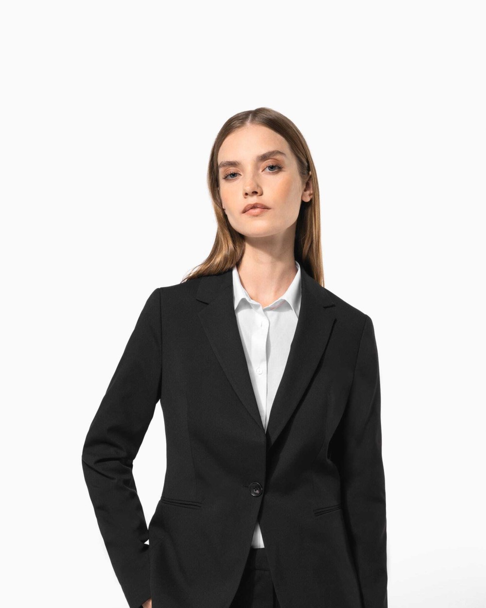 Jassen KARIBAN Dames Colbert voor bedrukking &amp; borduring