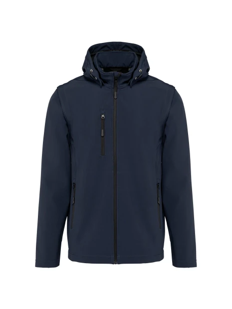 KARIBAN Veste Softshell 3 couches à capuche avec manches amovibles unisexe /api/colors/b68891a9-1d28-4f7a-8deb-775c45027afd personnalisable