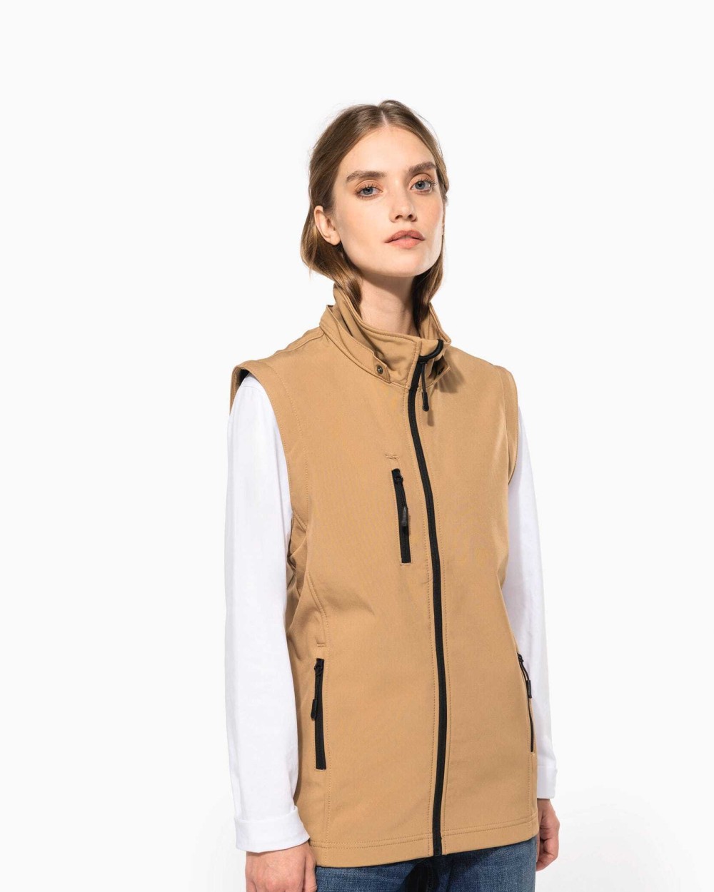 Softshells personnalisable KARIBAN Veste Softshell 3 couches à capuche avec manches amovibles unisexe