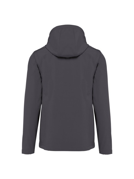 KARIBAN Veste Softshell 3 couches à capuche avec manches amovibles unisexe /api/colors/20c94c25-18de-40b8-aaba-78338c33ca22 personnalisable