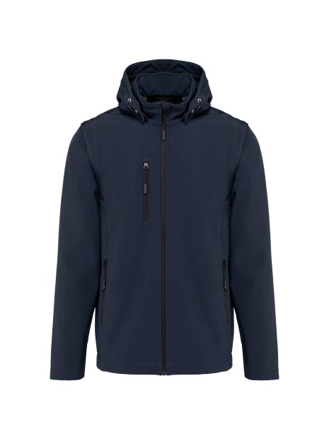 KARIBAN Veste Softshell 3 couches à capuche avec manches amovibles unisexe /api/colors/b68891a9-1d28-4f7a-8deb-775c45027afd personnalisable