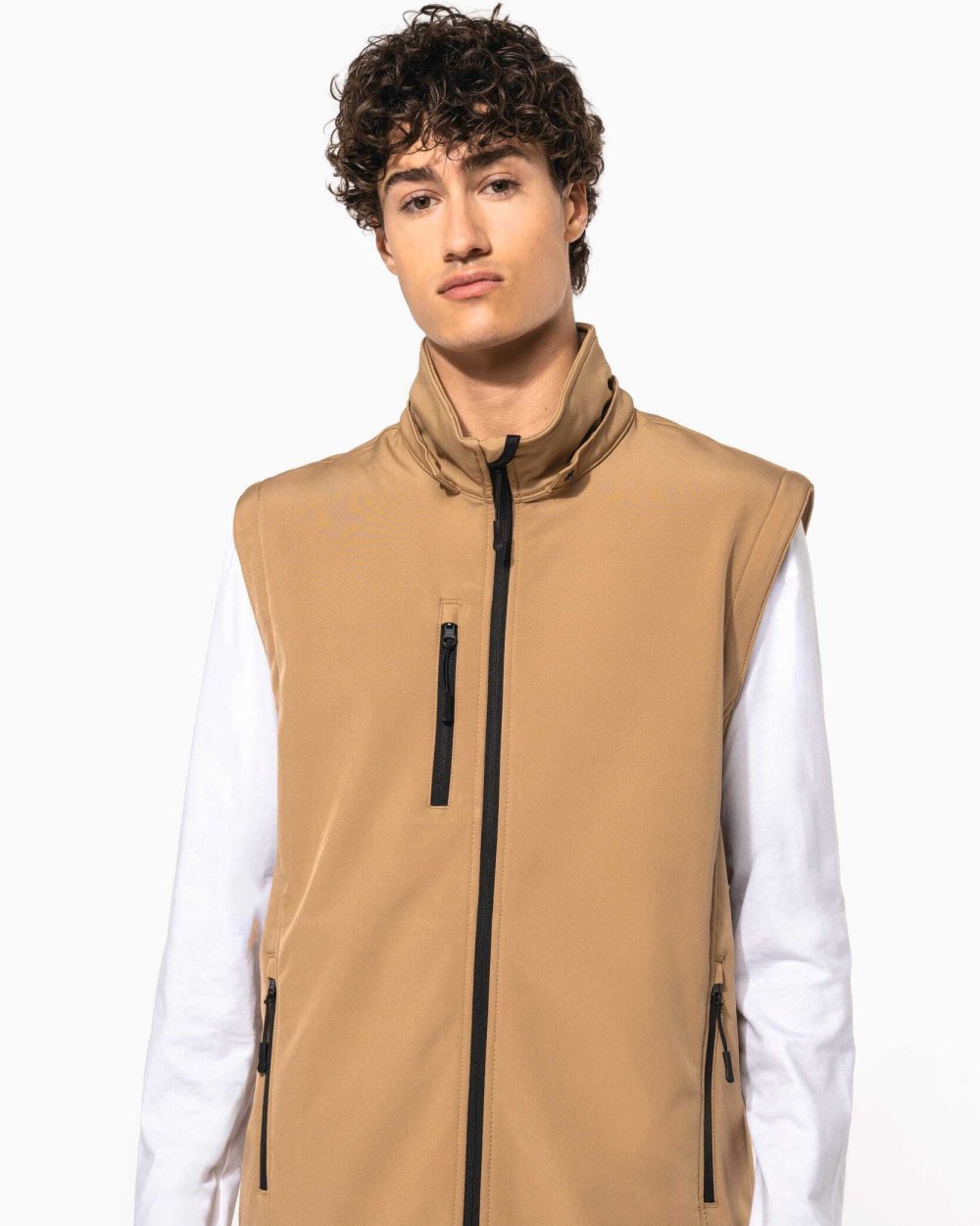 Softshells personnalisable KARIBAN Veste Softshell 3 couches à capuche avec manches amovibles unisexe