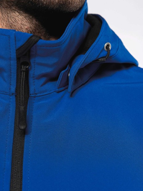 Softshells à personnaliser KARIBAN Veste Softshell 3 couches à capuche avec manches amovibles unisexe 
