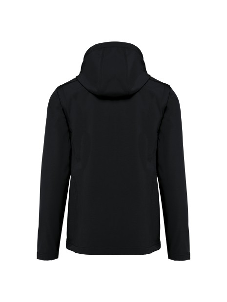 KARIBAN Veste Softshell 3 couches à capuche avec manches amovibles unisexe /api/colors/b9fdad4a-5e94-45cb-8c03-c08b349b28c3 personnalisable