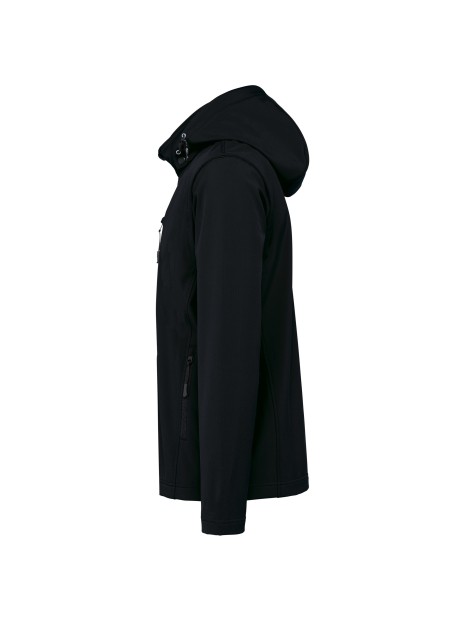 KARIBAN Veste Softshell 3 couches à capuche avec manches amovibles unisexe /api/colors/b9fdad4a-5e94-45cb-8c03-c08b349b28c3 personnalisable