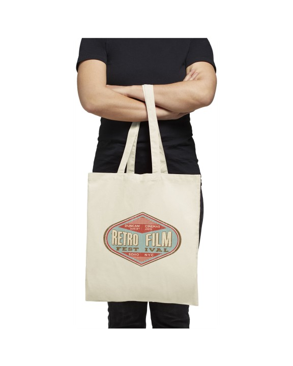 4DO Carolina 100 g/m² Baumwoll Tragetasche 7L Taschen personalisierbar
