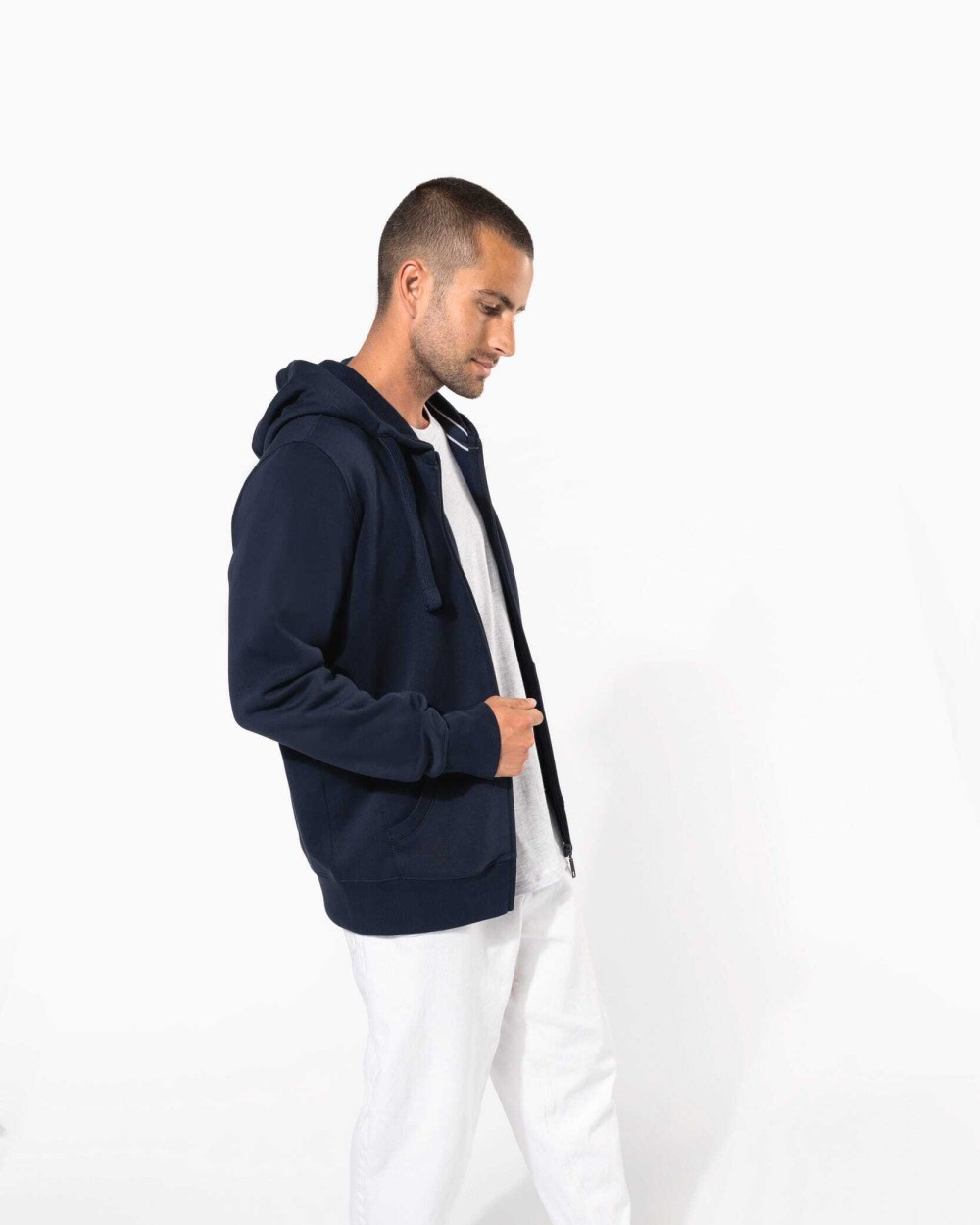 Sweat-shirts personnalisable KARIBAN Sweat-shirt zippé capuche homme