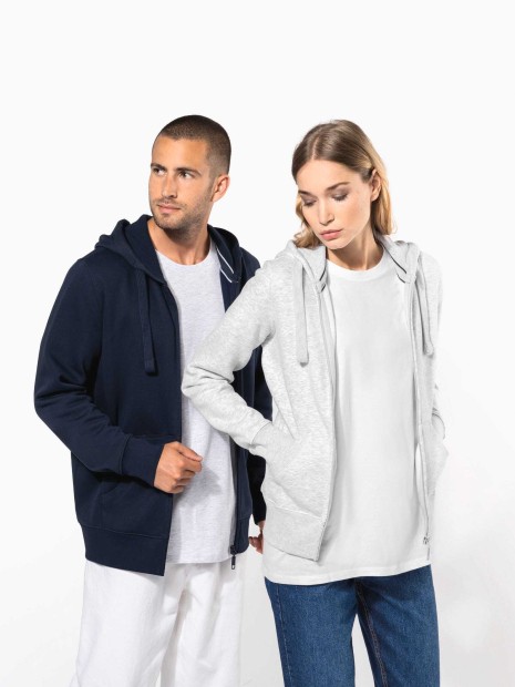 Sweat-shirts à personnaliser KARIBAN Sweat-shirt zippé capuche homme 