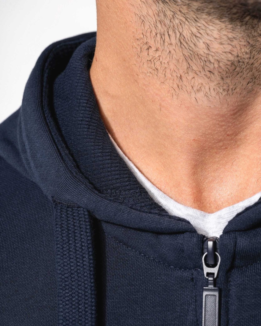 Sweaters & hoodies KARIBAN Hooded Sweater Met Rits voor bedrukking &amp; borduring