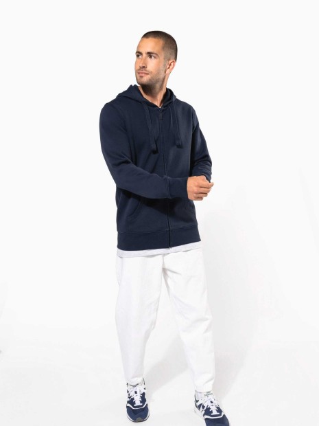 Sweat-shirts à personnaliser KARIBAN Sweat-shirt zippé capuche homme 