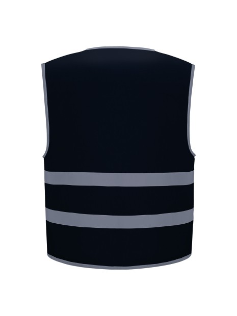 YOKO Gilet avec bordures et bandes réfléchissantes /api/colors/b68891a9-1d28-4f7a-8deb-775c45027afd personnalisable