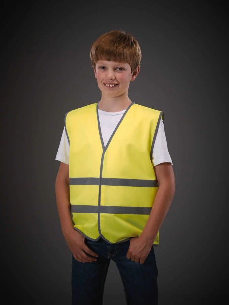 Gilets de sécurité à personnaliser YOKO Gilet avec bordures et bandes réfléchissantes 