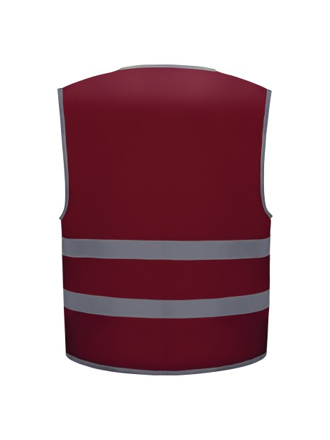 YOKO Gilet avec bordures et bandes réfléchissantes /api/colors/bfe38393-bb14-4ba7-90d4-03a608e359a0 personnalisable