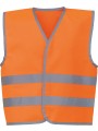 YOKO Gilet avec bordures et bandes réfléchissantes /api/colors/8788d1a4-2991-42d8-b4b7-20a97adc9f24 personnalisable