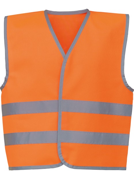 YOKO Gilet avec bordures et bandes réfléchissantes /api/colors/8788d1a4-2991-42d8-b4b7-20a97adc9f24 personnalisable