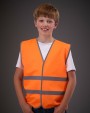 Gilets de sécurité personnalisable YOKO Gilet avec bordures et bandes réfléchissantes
