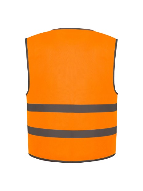YOKO Gilet avec bordures et bandes réfléchissantes /api/colors/8788d1a4-2991-42d8-b4b7-20a97adc9f24 personnalisable