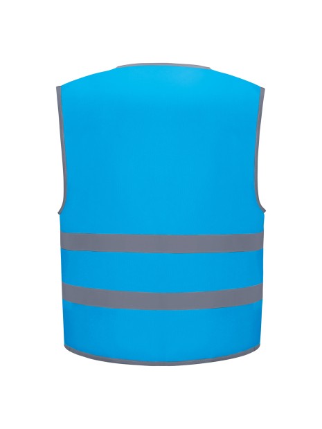 YOKO Gilet avec bordures et bandes réfléchissantes /api/colors/49a9191d-eea9-4382-af55-65eac0ecb38d personnalisable