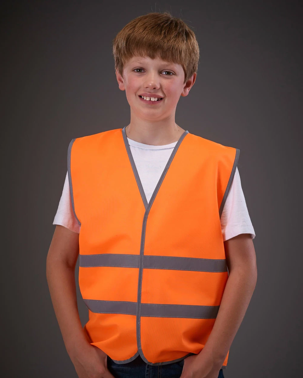 Fluo vestjes YOKO Veiligheidshesje met reflecterende zoom en strepen voor bedrukking &amp; borduring