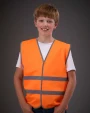 Gilets de sécurité personnalisable YOKO Gilet avec bordures et bandes réfléchissantes