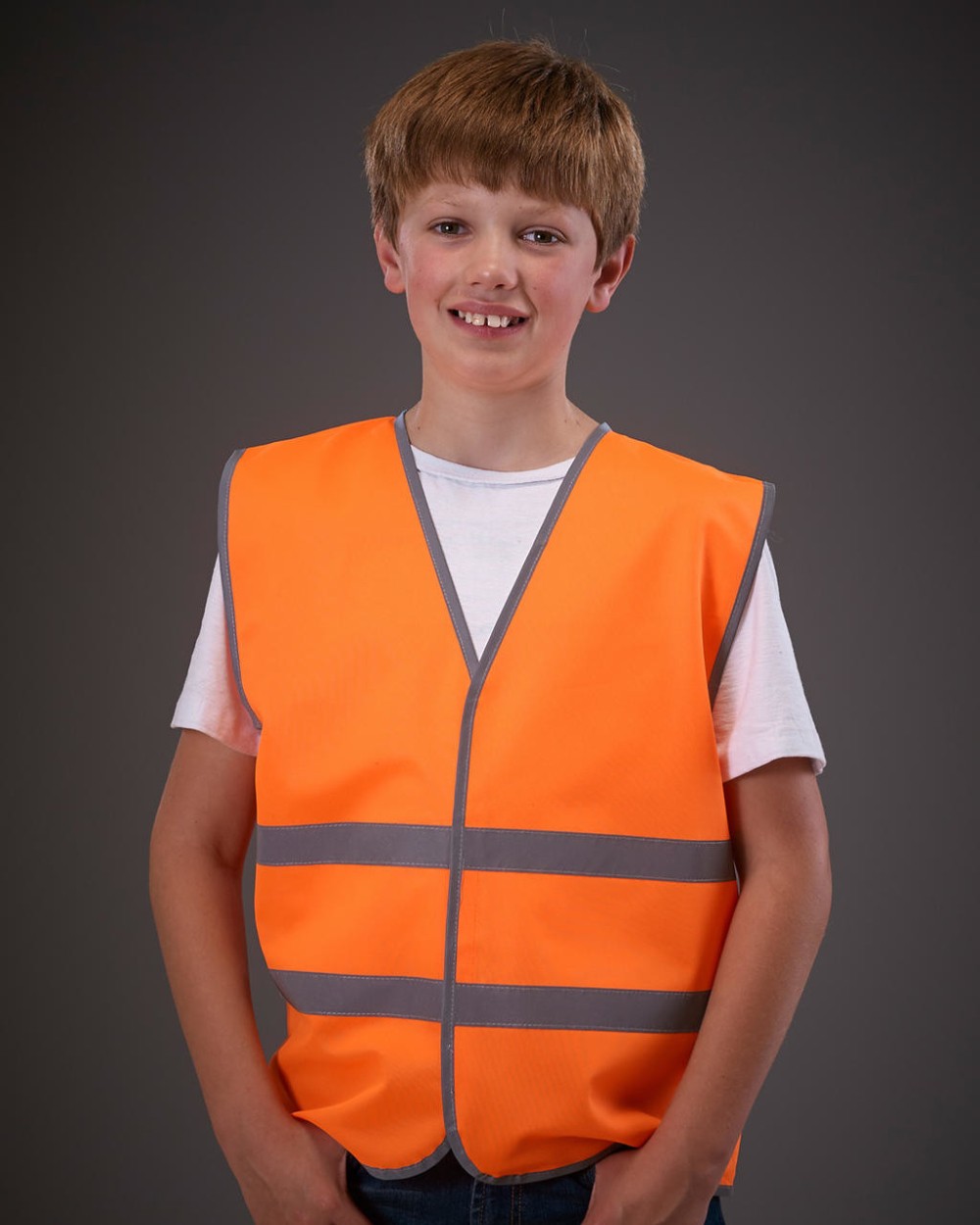 Gilets de sécurité personnalisable YOKO Gilet avec bordures et bandes réfléchissantes