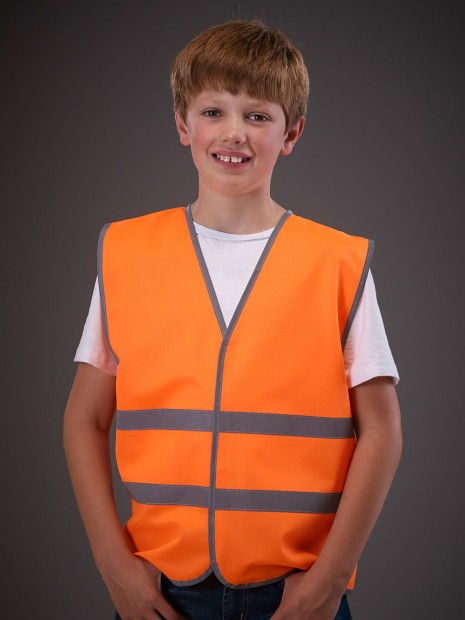 Gilets de sécurité à personnaliser YOKO Gilet avec bordures et bandes réfléchissantes 