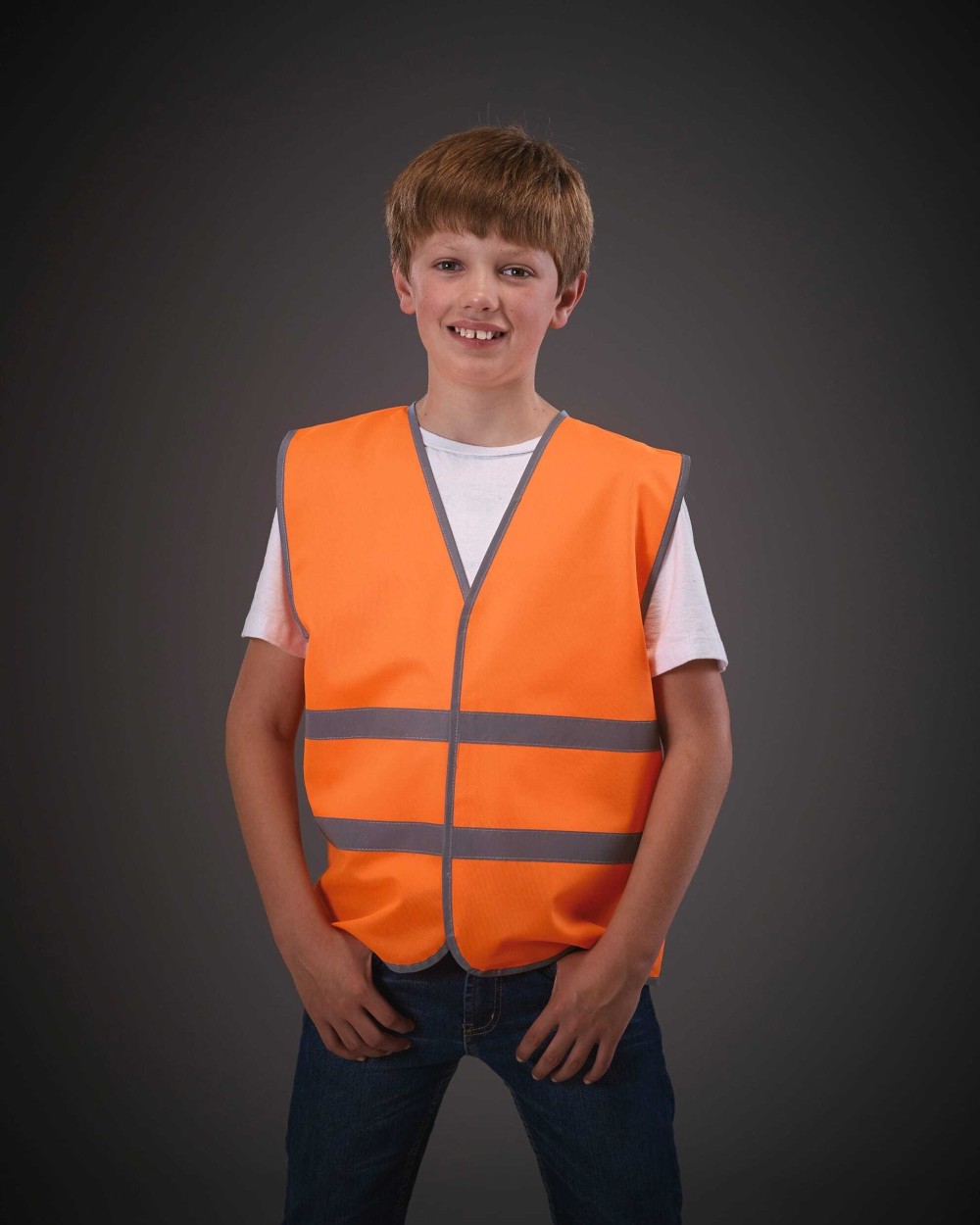 Gilets de sécurité personnalisable YOKO Gilet avec bordures et bandes réfléchissantes