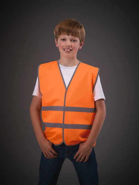 Gilets de sécurité à personnaliser YOKO Gilet avec bordures et bandes réfléchissantes 