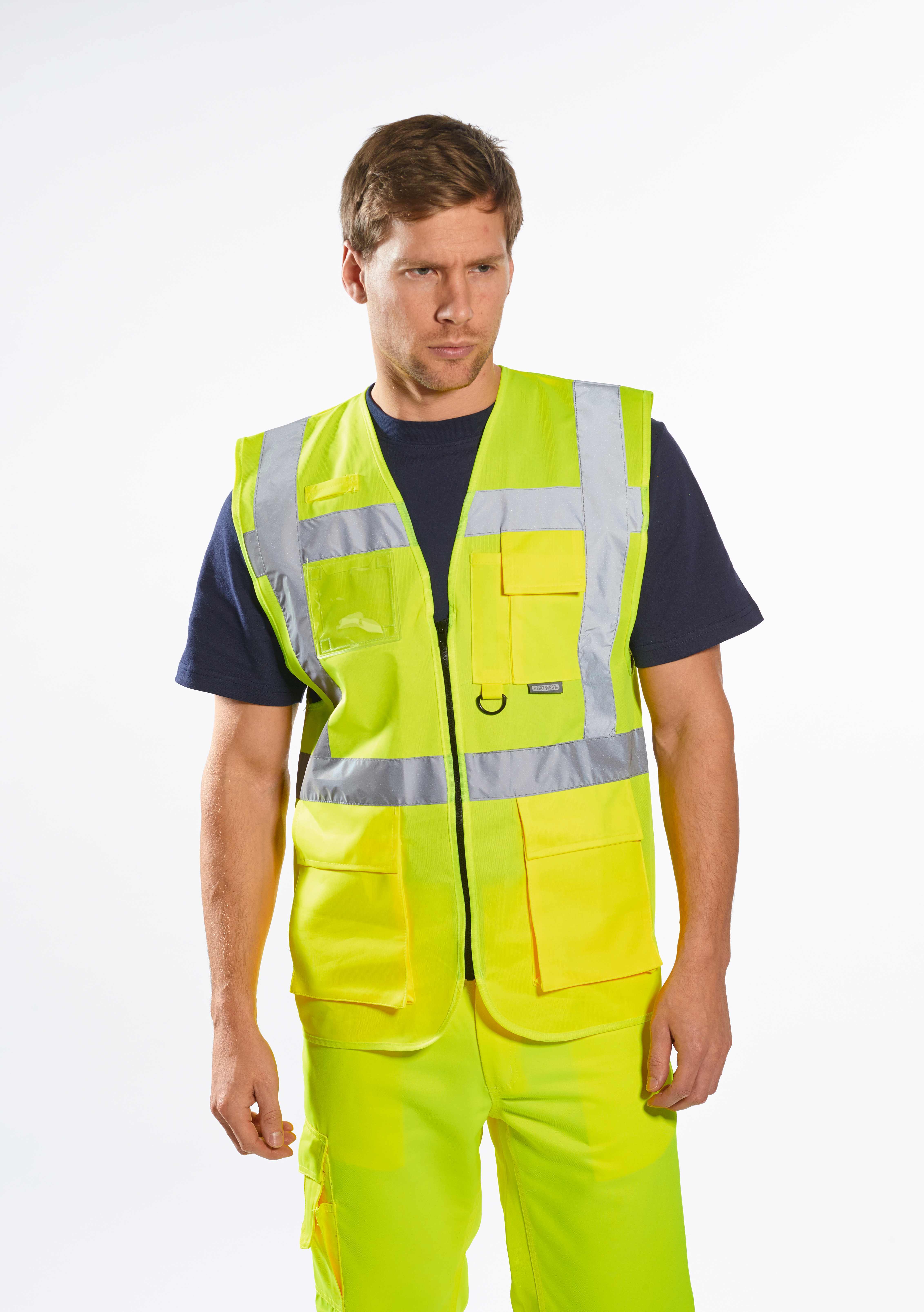Gilets de sécurité personnalisable PORTWEST Hi-vis executive vest (S476)