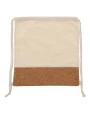 4DO Kordelzugbeutel mit Korkelementen 38x41cm Taschen personalisierbar