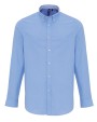 PREMIER Mens Cotton Rich Oxford Stripes Shirt Hemden personalisierbar