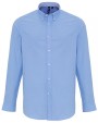 Hemden PREMIER Mens Cotton Rich Oxford Stripes Shirt voor bedrukking &amp; borduring