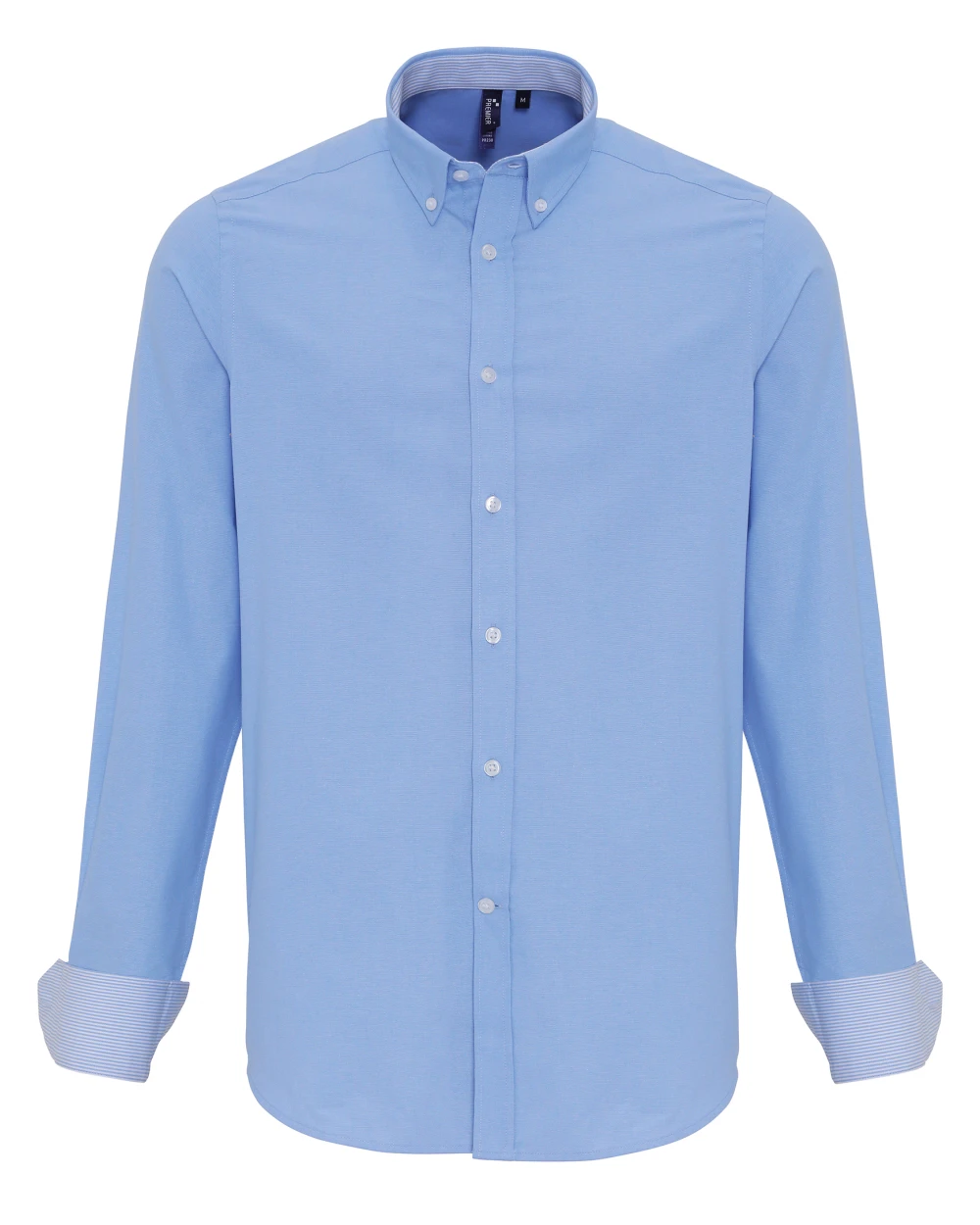 Hemden PREMIER Mens Cotton Rich Oxford Stripes Shirt voor bedrukking &amp; borduring