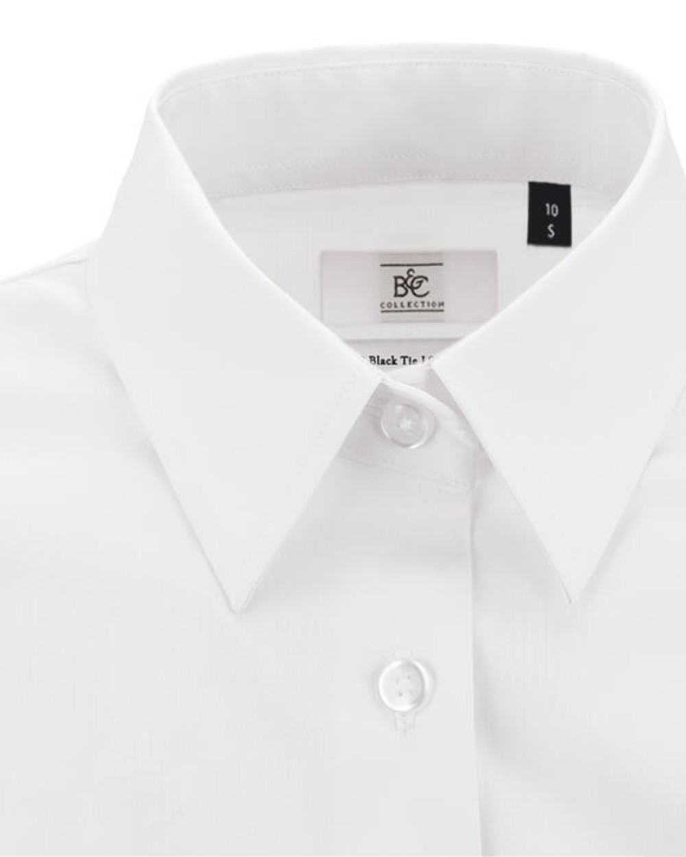 Hemden B&C Black Tie LSL/women Poplin Shirt voor bedrukking &amp; borduring
