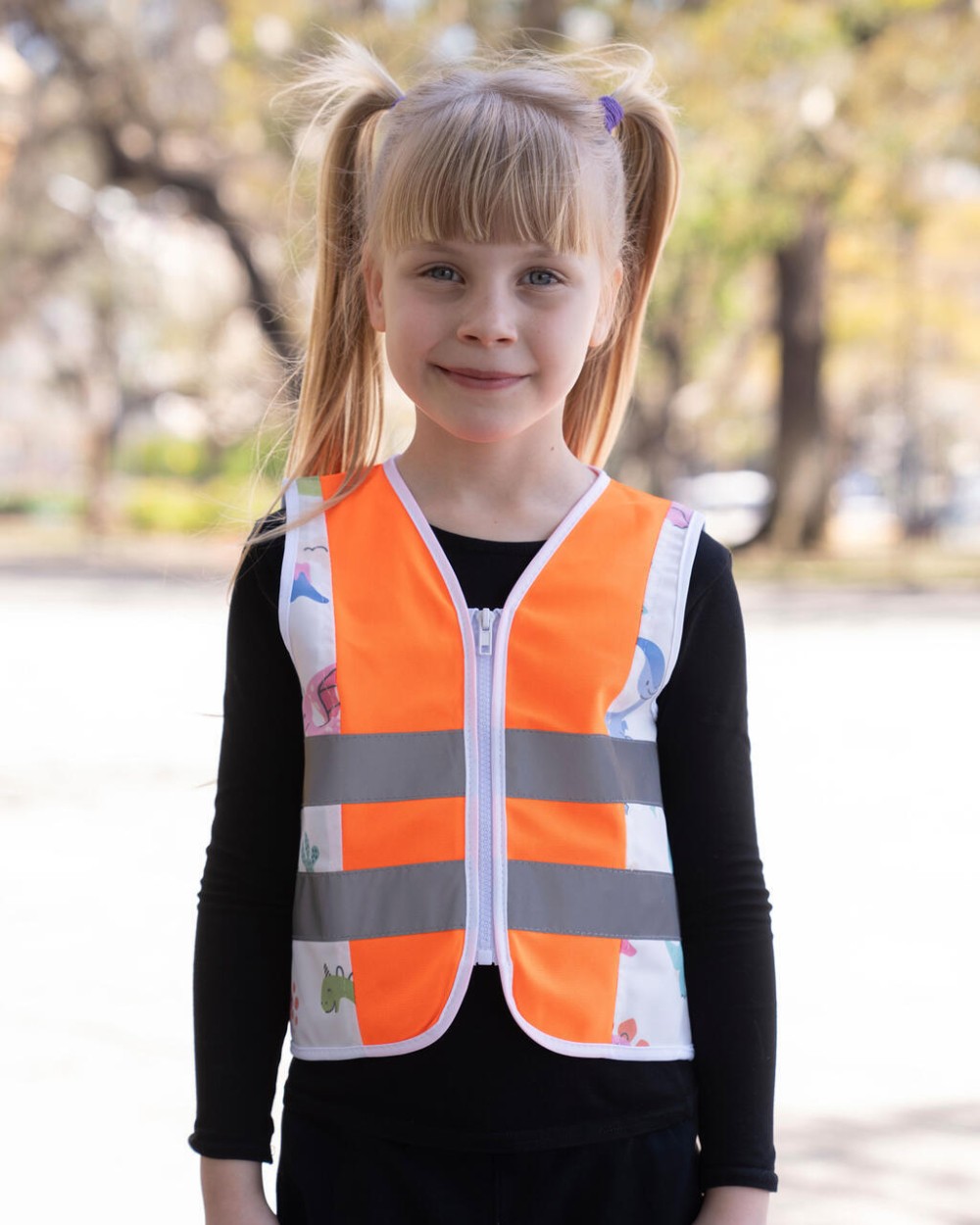 Fluo vestjes KORNTEX Children&#039;s Safety Vest Action voor bedrukking &amp; borduring