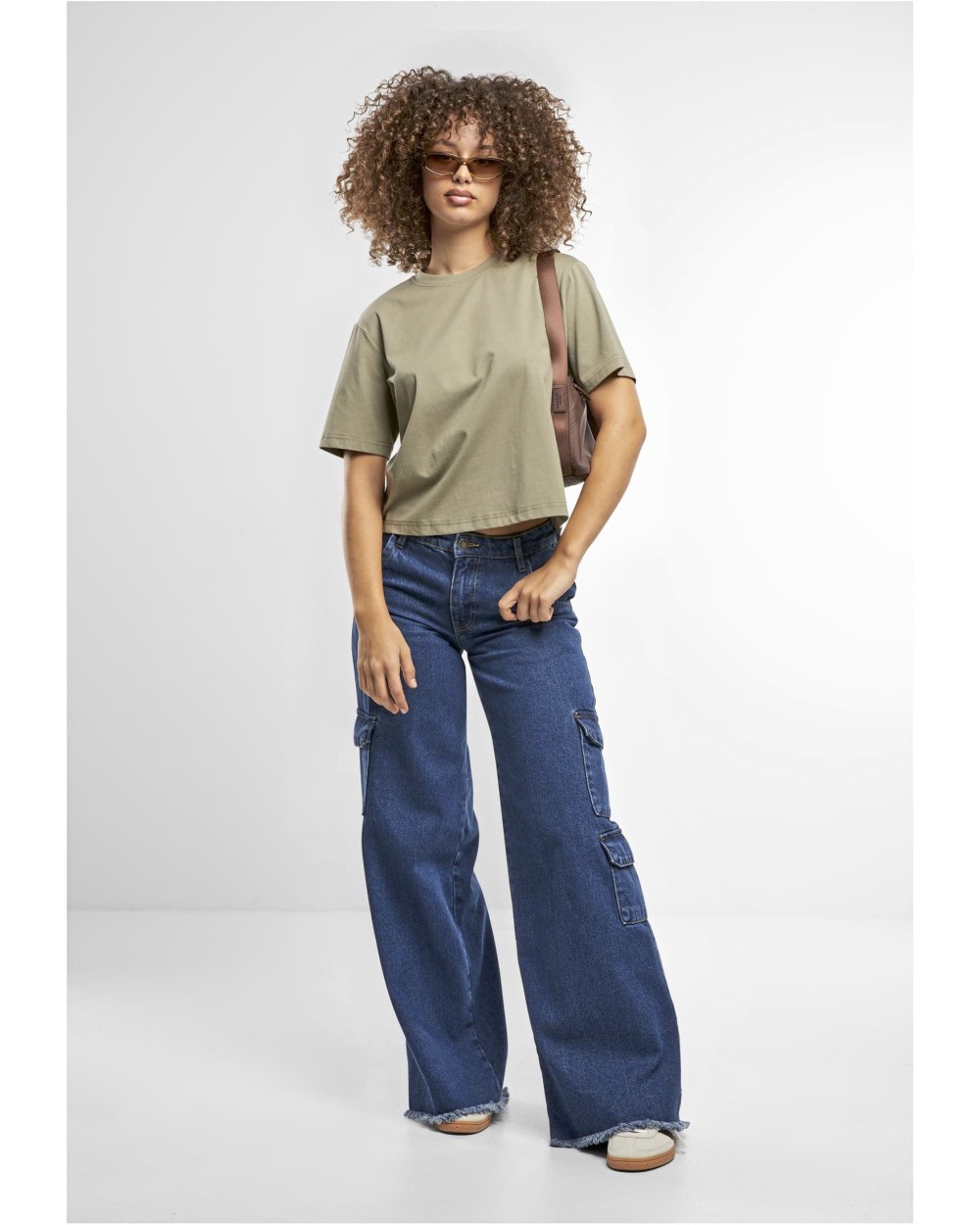 T-Shirts personnalisable BUILD YOUR BRAND Sorona® Ladies Regular Boxy Tee