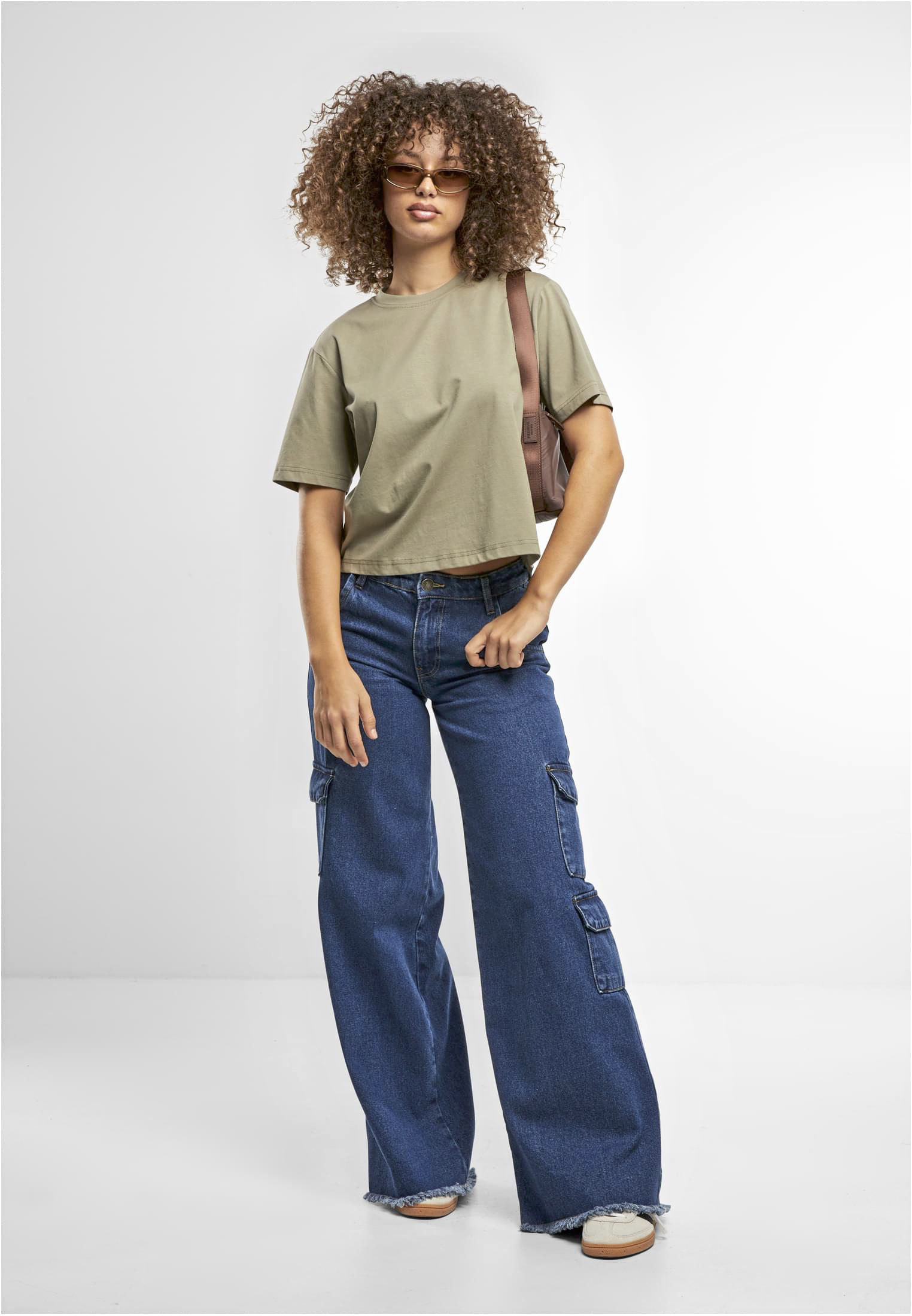 T-Shirts personnalisable BUILD YOUR BRAND Sorona® Ladies Regular Boxy Tee