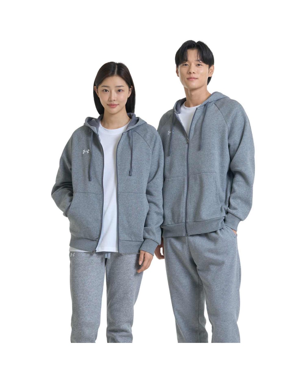 Sweaters & hoodies UNDER ARMOUR Rival fleece full-zip hoodie voor bedrukking &amp; borduring