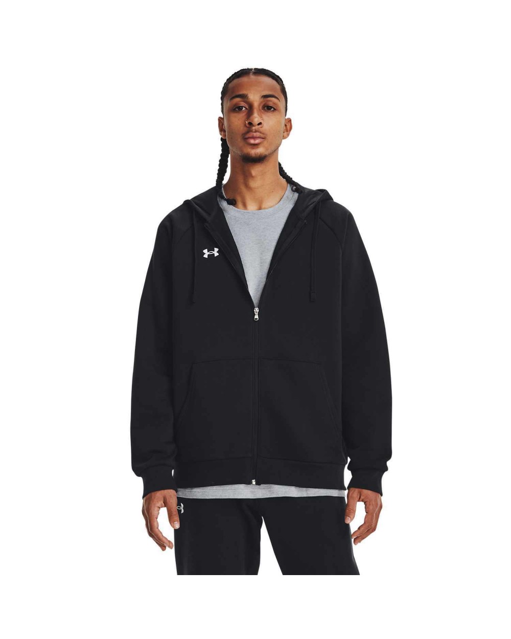 UNDER ARMOUR Rival fleece full-zip hoodie Sweatshirts personalisierbar