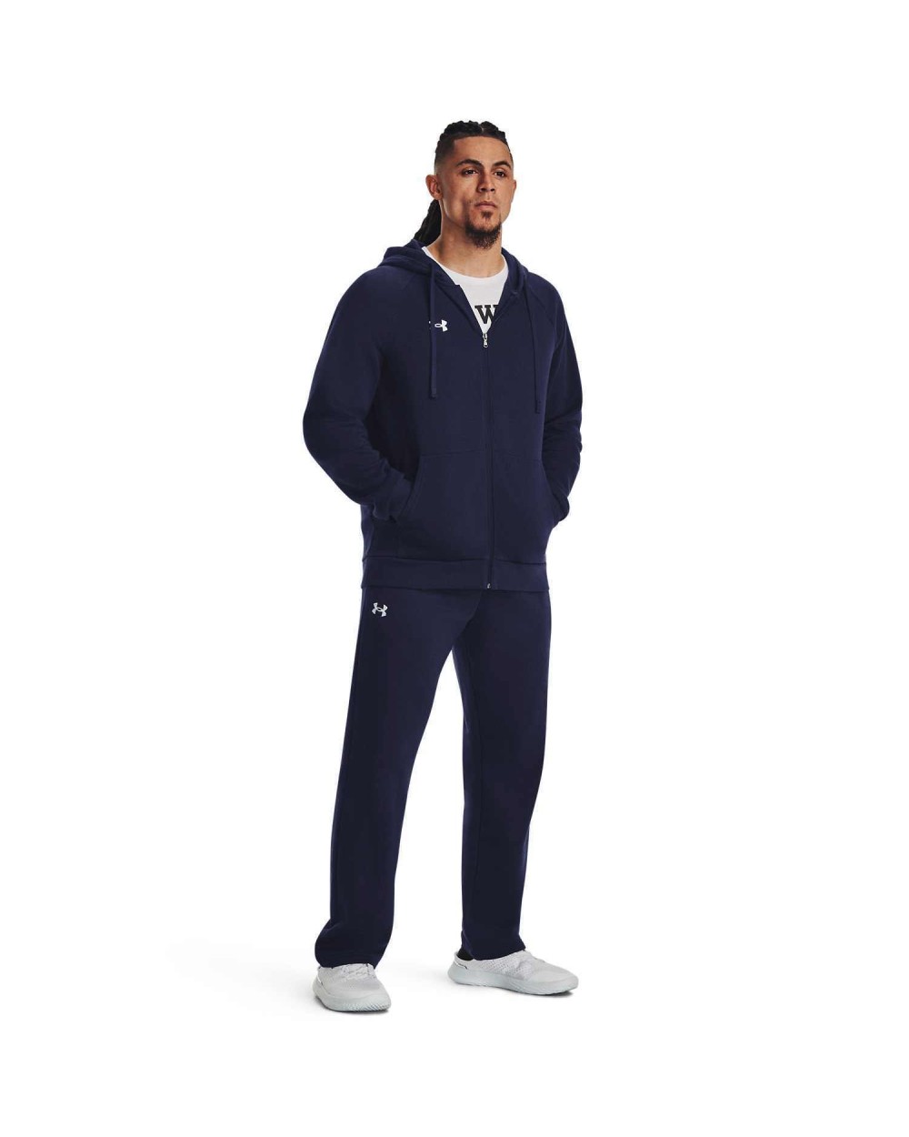 UNDER ARMOUR Rival fleece full-zip hoodie Sweatshirts personalisierbar