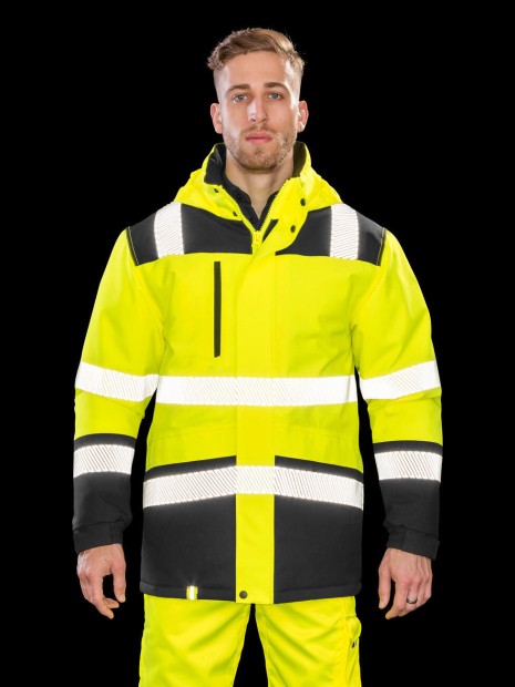 Softshells à personnaliser RESULT Printable Waterproof Softshell Safety Coat 