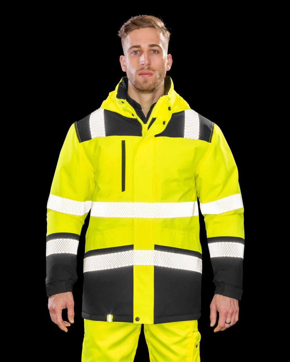 RESULT Printable Waterproof Softshell Safety Coat Softshells personalisierbar