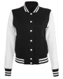 BUILD YOUR BRAND Ladies Sweat College Jacket Sweatshirts personalisierbar